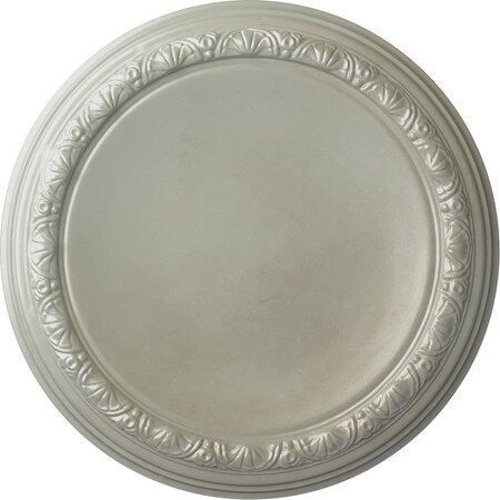Ekena Millwork Carlsbad Ceiling Medallion (Fits Canopies up to 14 1/4"), 19 1/2"OD x 1 3/4"P, Flash Copper CM19CAFCS